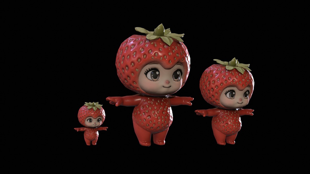 Chibi Fruit Strawberry