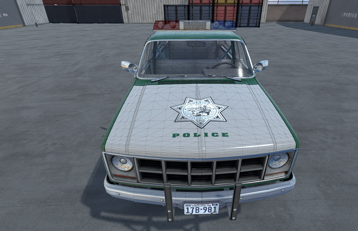 80s Offroad police car