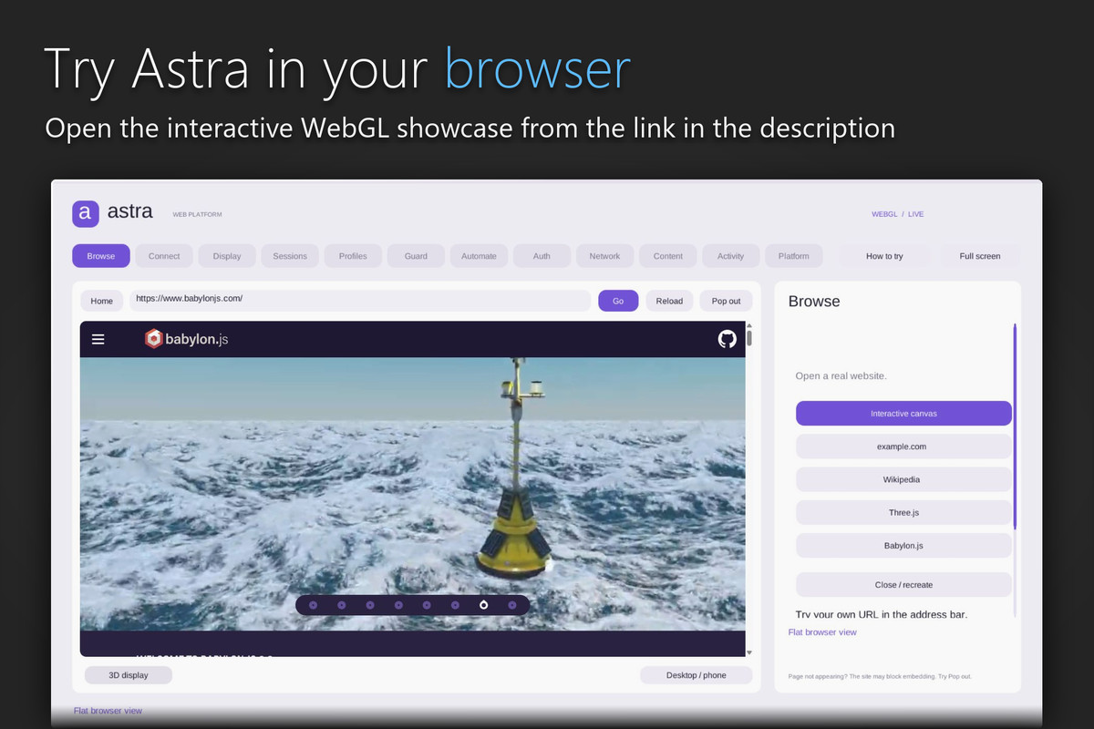 Astra Web Platform - WebView, JS Bridge & OAuth Toolkit