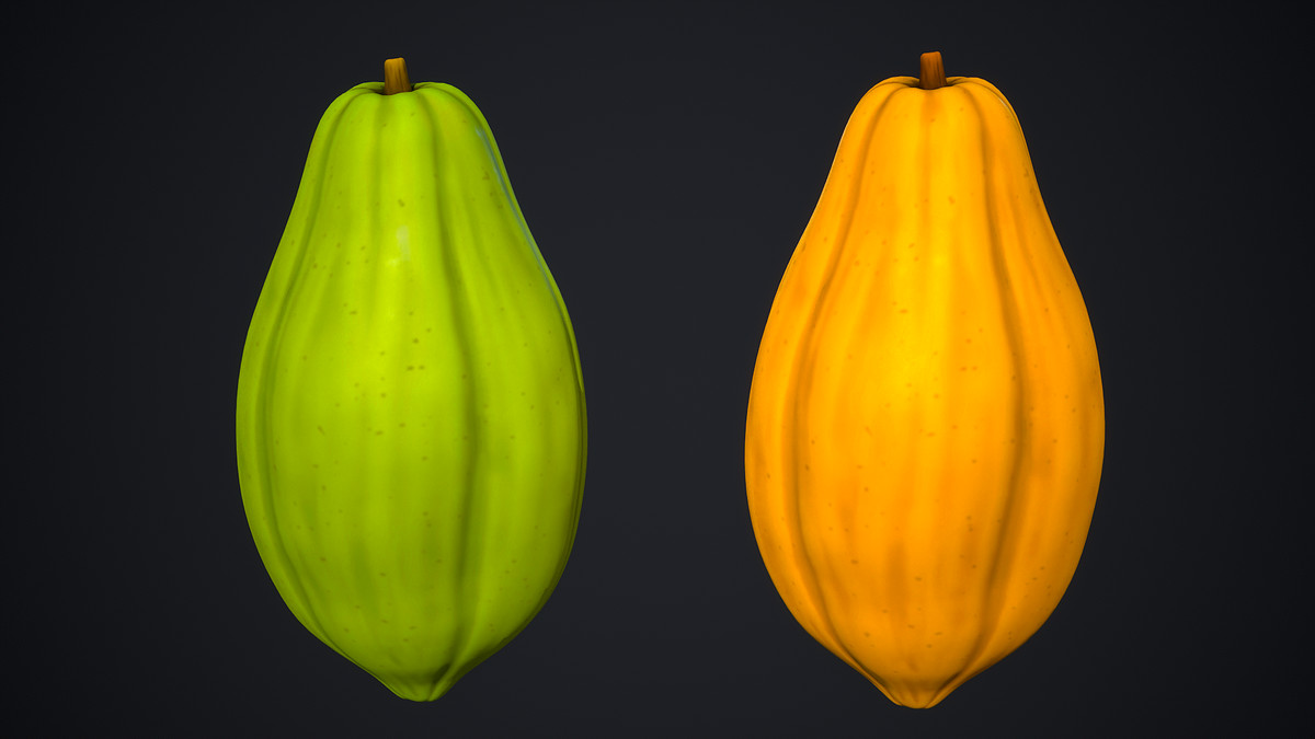 Stylized Fruit Pack – Market & Food Props – Game Ready