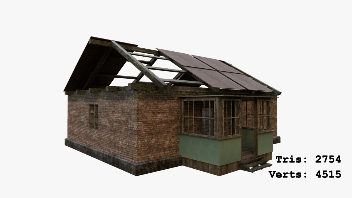 Abandoned Apocalyptic Buildings Mega Pack