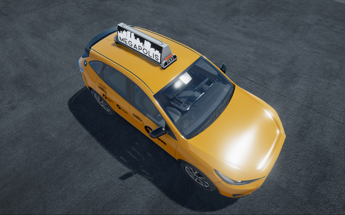 Yellow SUV taxi