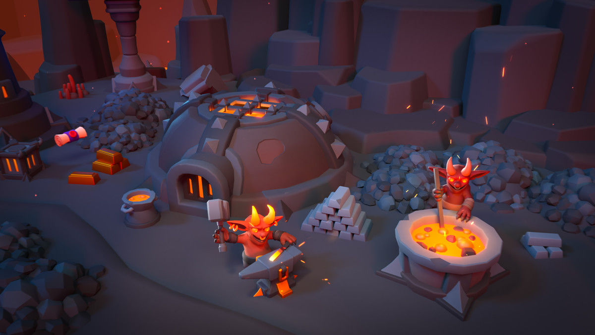 Inferno World - Low Poly 3D Models