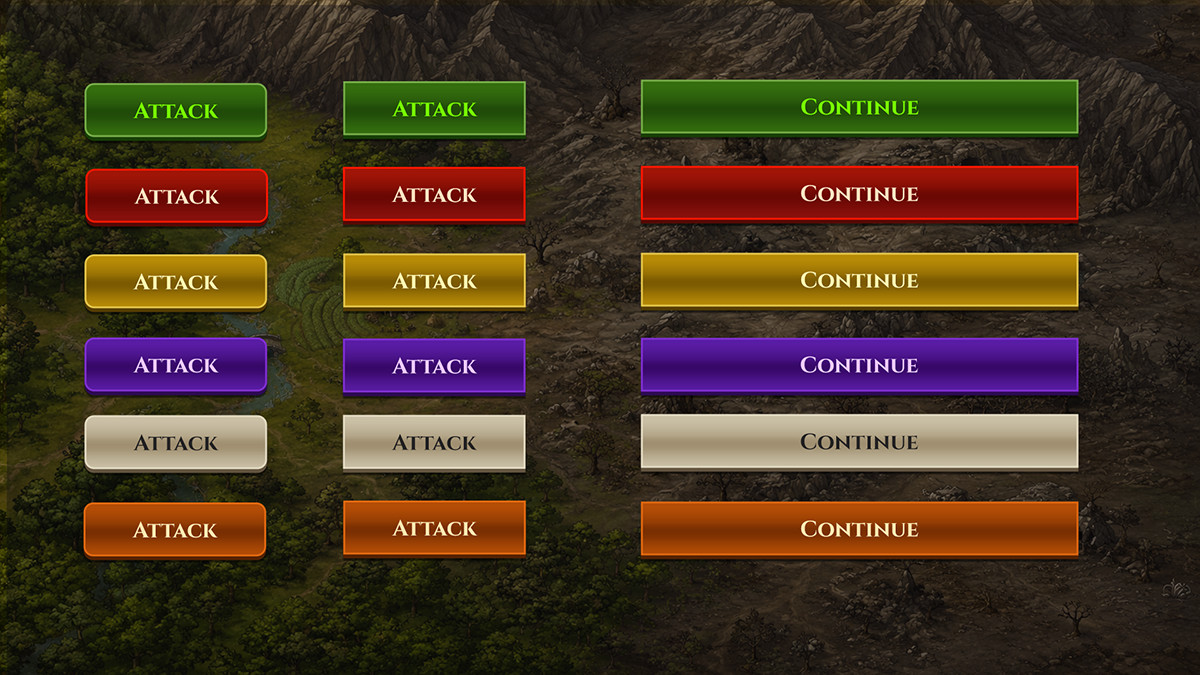 RPG UI KIT-Dark Realm Edition