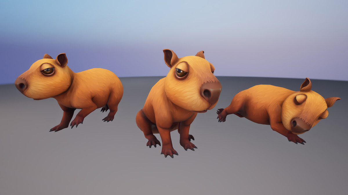 Stylized Capybara