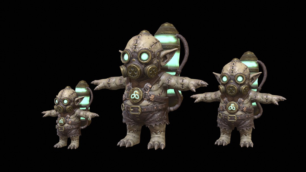 Chibi Necro Zombie Goblin