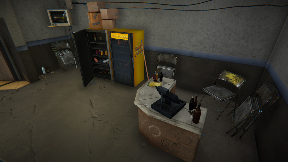 Realistic Modern Roadside Convenience Store Asset Package