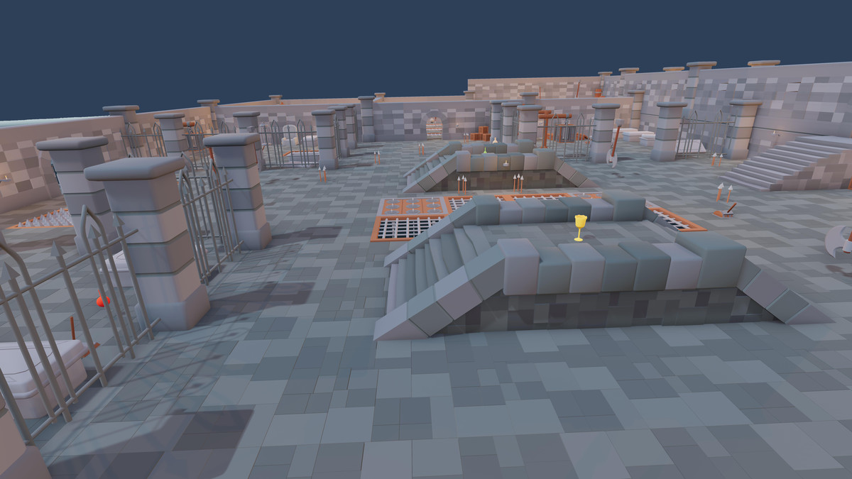 Modular Dungeon - Stylized Low Poly Asset Pack by Ake