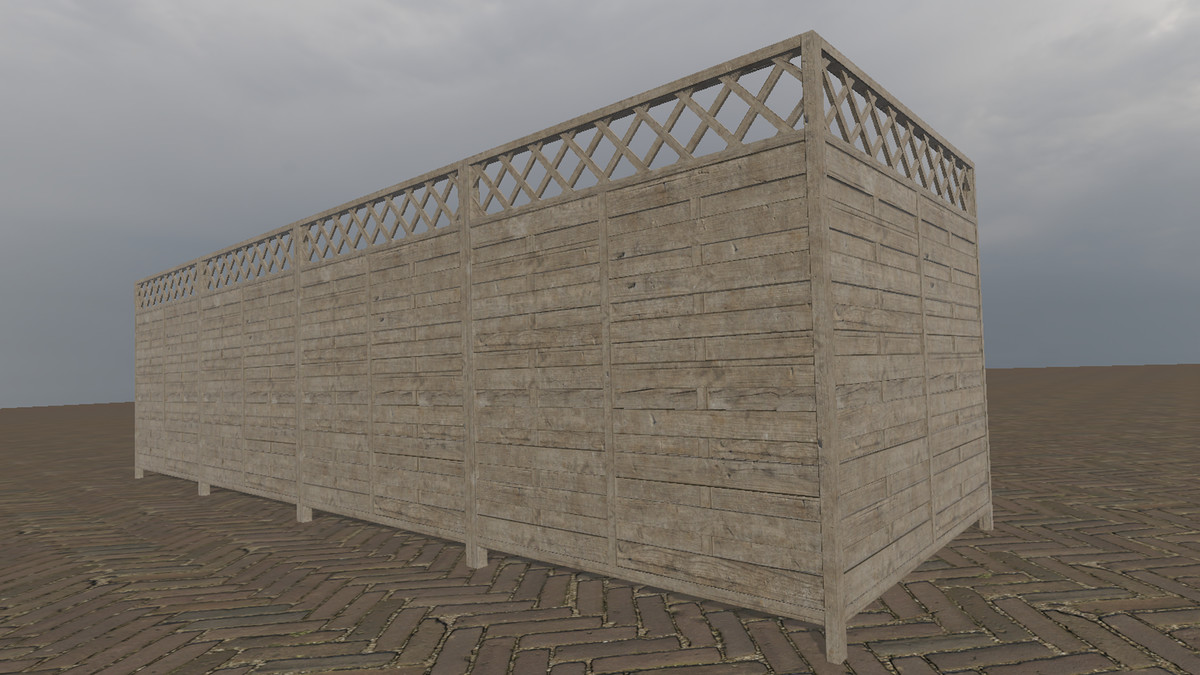 Modular Garden Fence