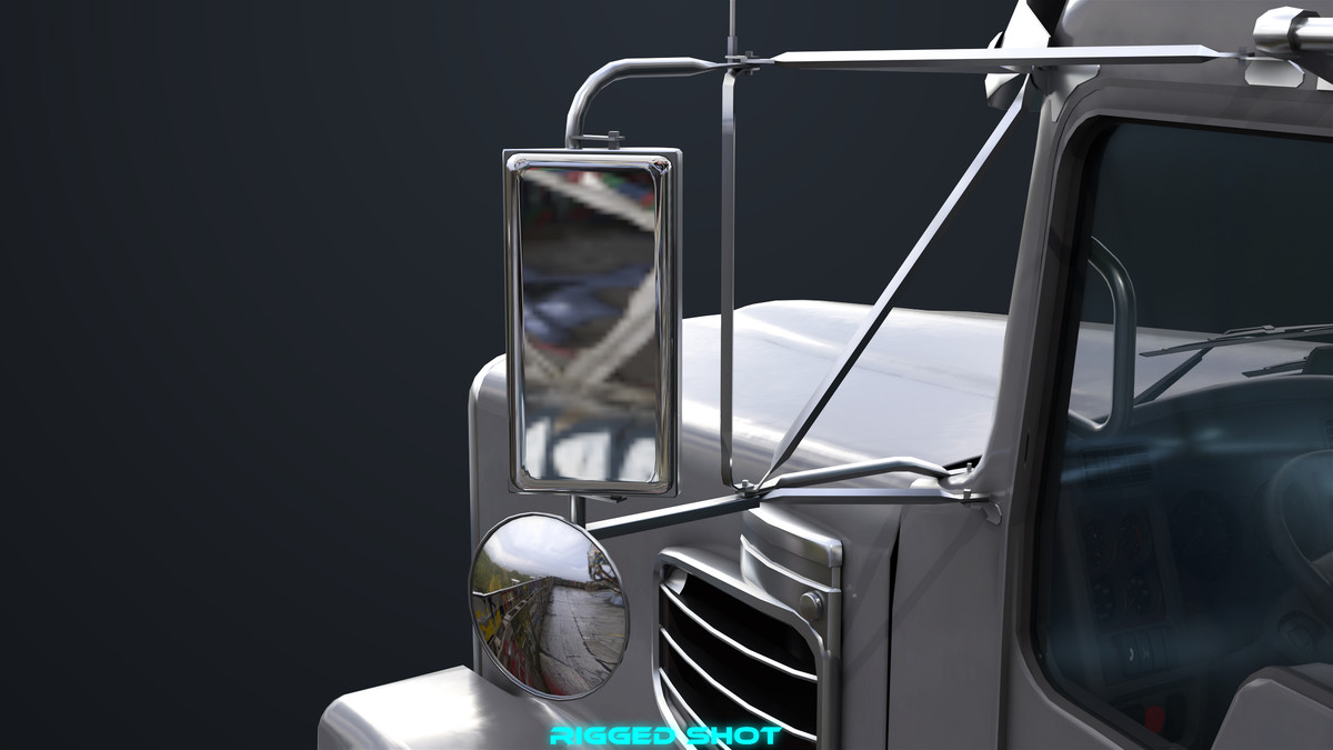 Heavy Truck Chassis 07 Generic Grey URP HDRP Textures