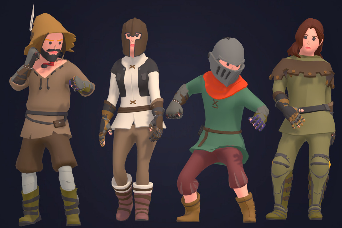 Customizable 3D Fantasy Characters Vol 4