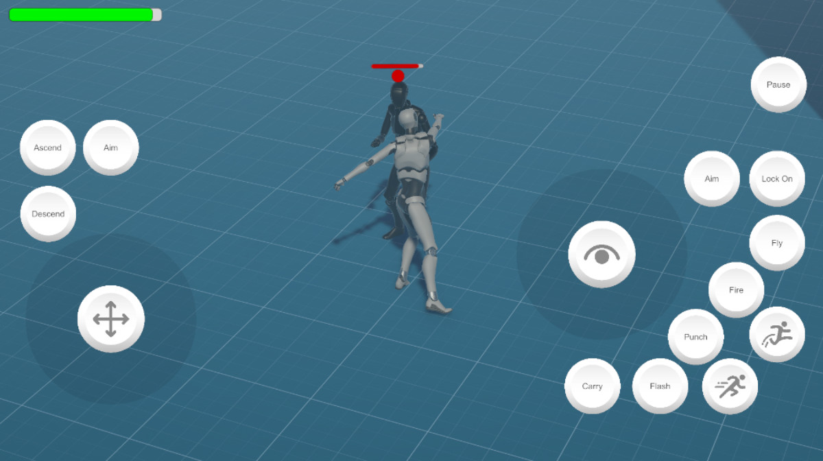 Starter Assets Third Person Controller Superhero - Mobile