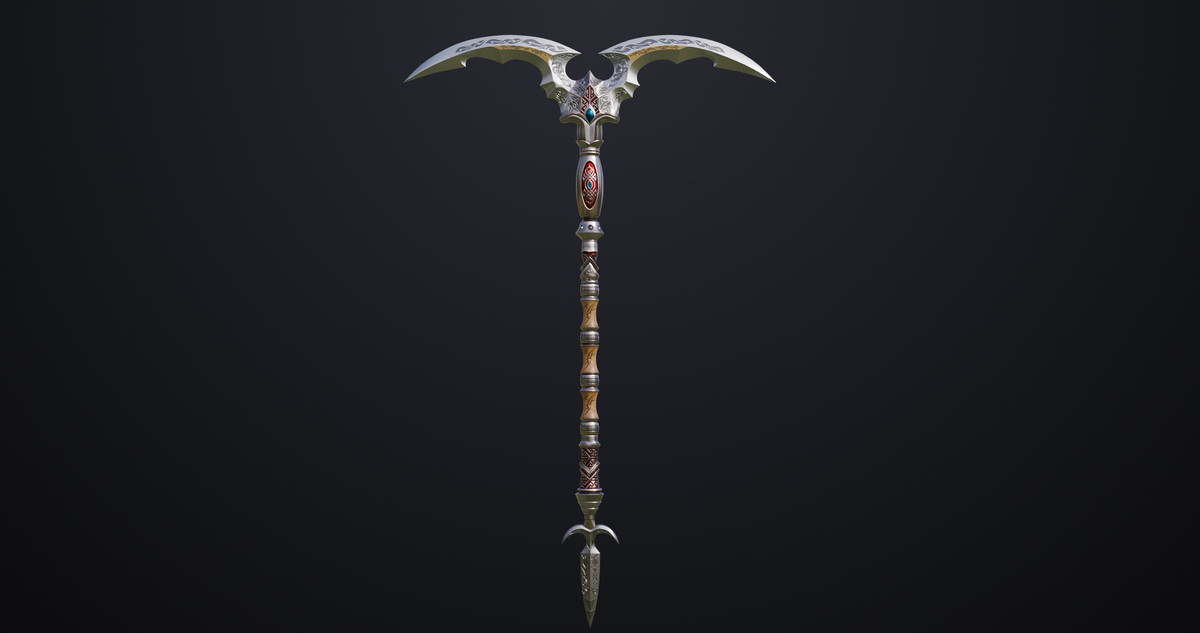 Battle Axe 05 URP HDRP Textures