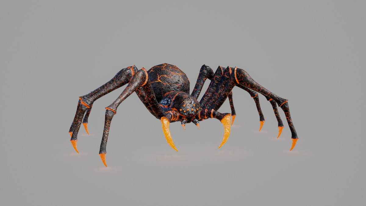 Stylized Spider Creatures Pack