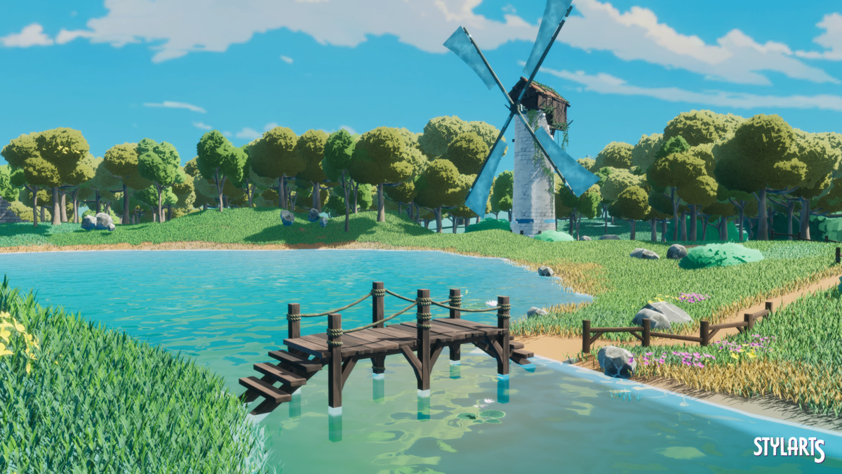 Stylized Castle Ruins