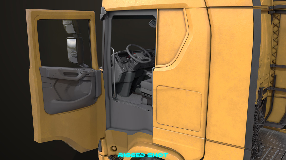 Chassis 06 Yellow URP HDRP Textures