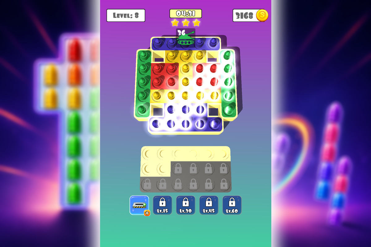 Bullet Sort Battle - Complete Mobile Game Template