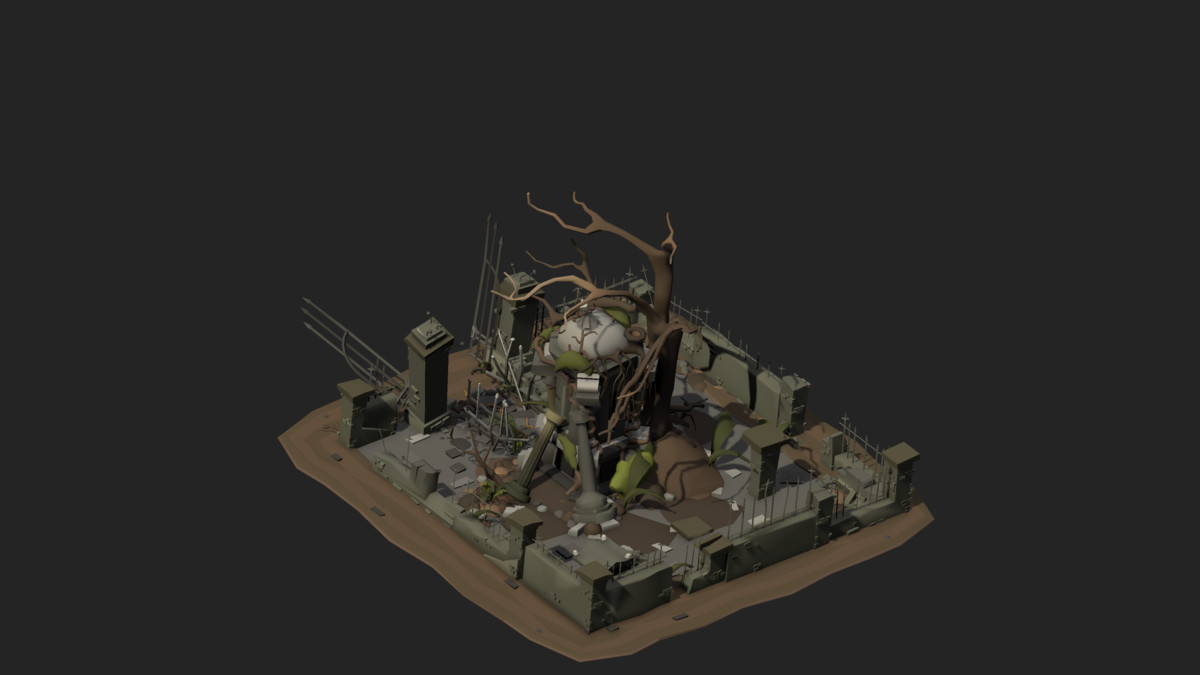 NecroPOLY - Low Poly Cemetery Kit — FREE - Dark Corners