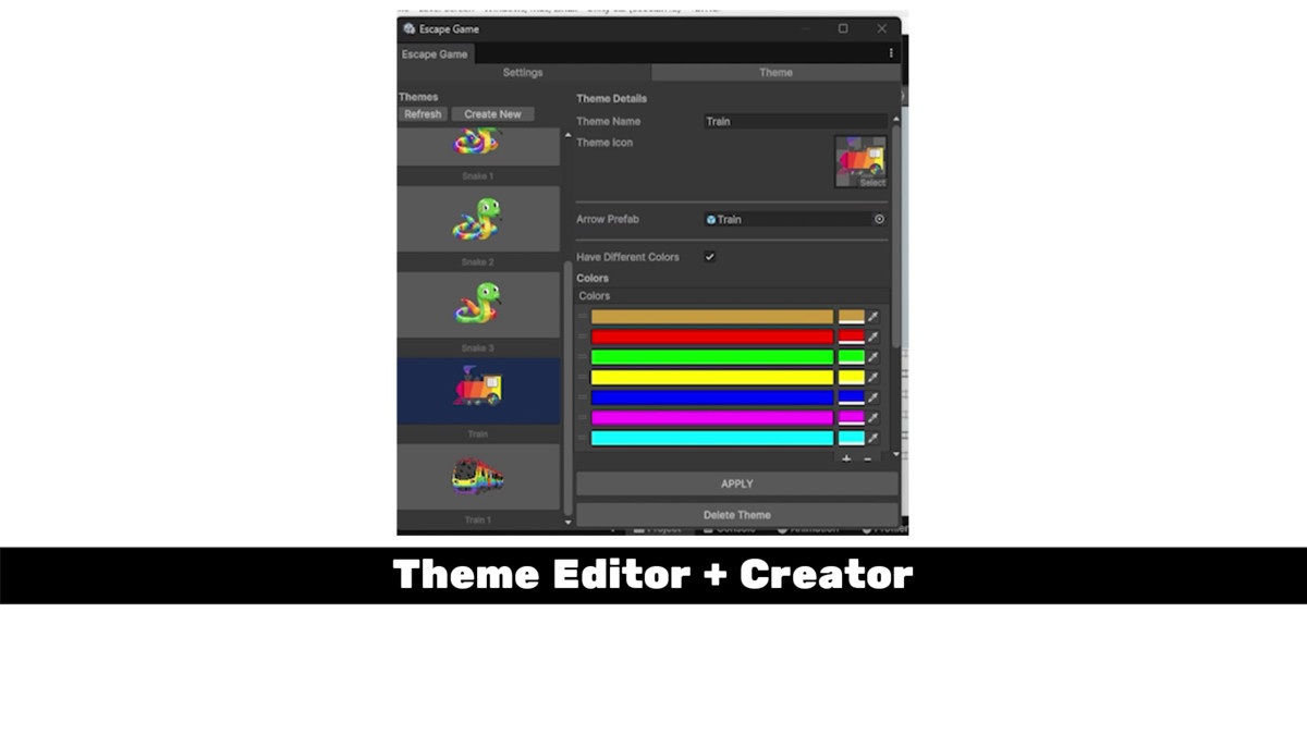 Escape – Arrow & Snake Puzzle | Template + Editor