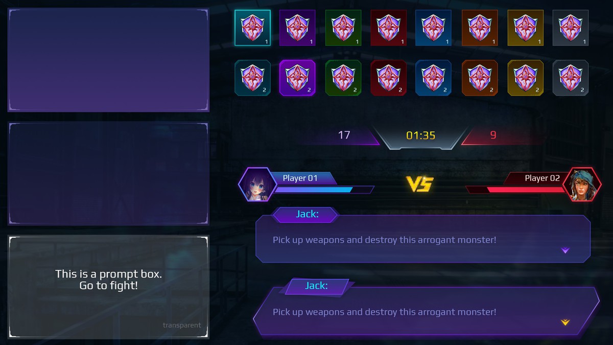 Sci-Fi Cyber UI Pro_Purple Theme