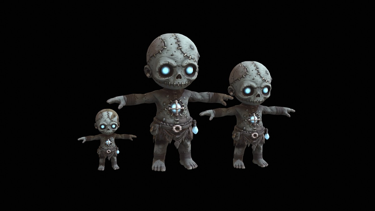 Chibi Necro Zombie Boy