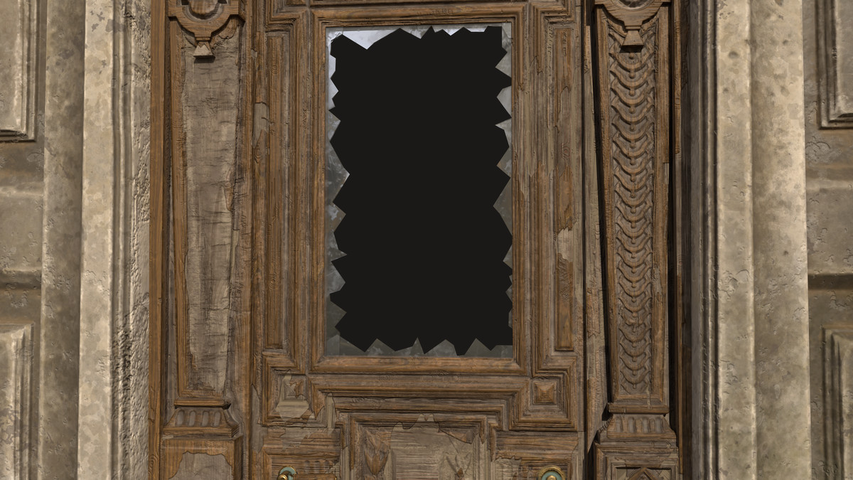 Old Portal Abandoned Door