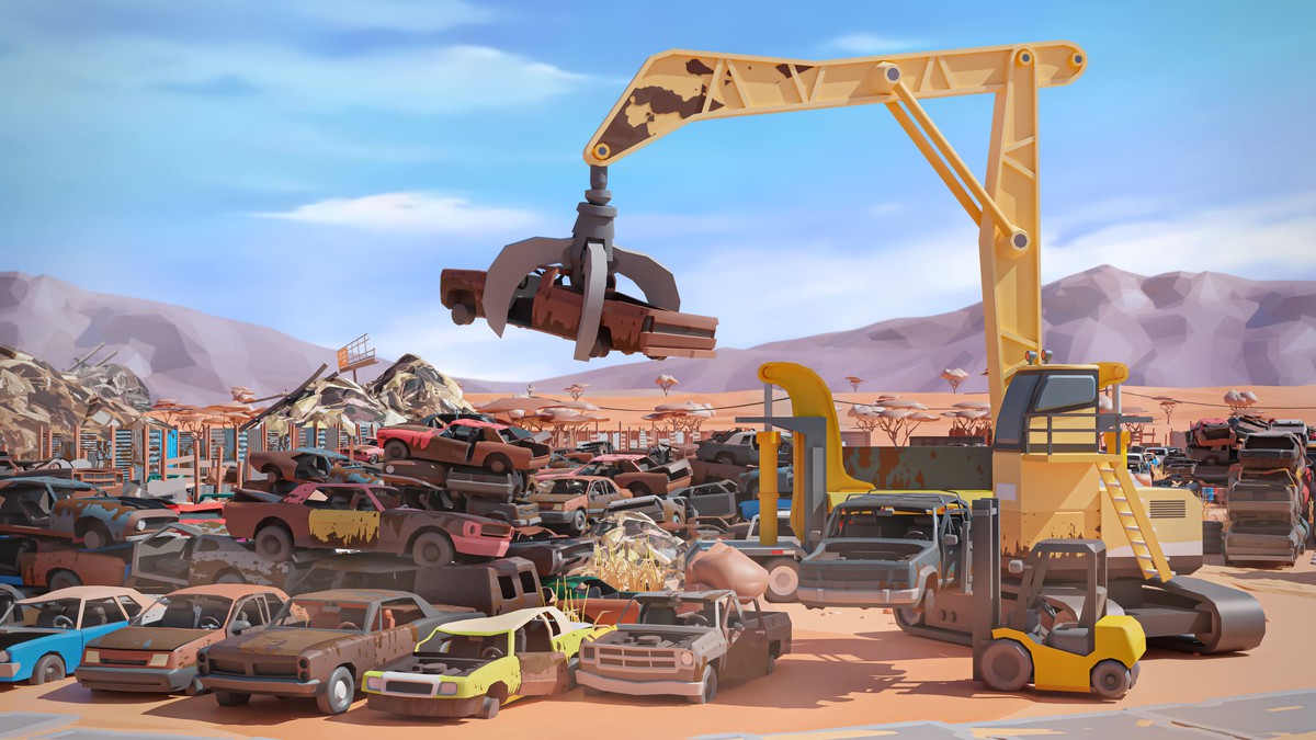 Junkyard - Low Poly 3D Models Pack