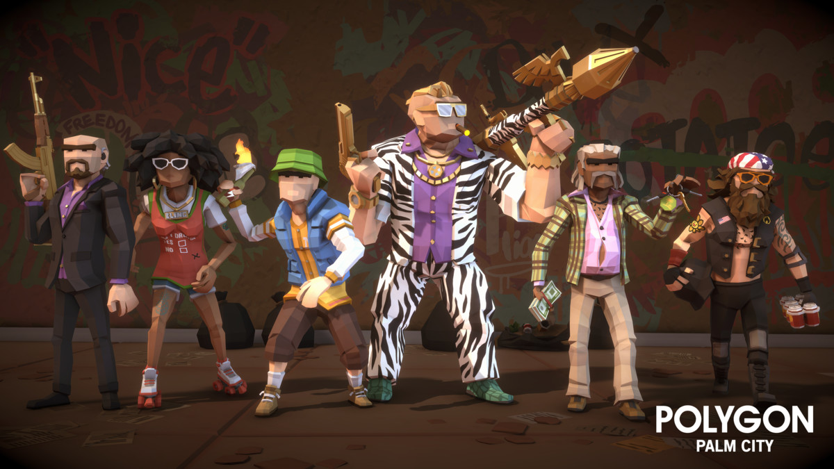 POLYGON - Palm City - Art by Synty