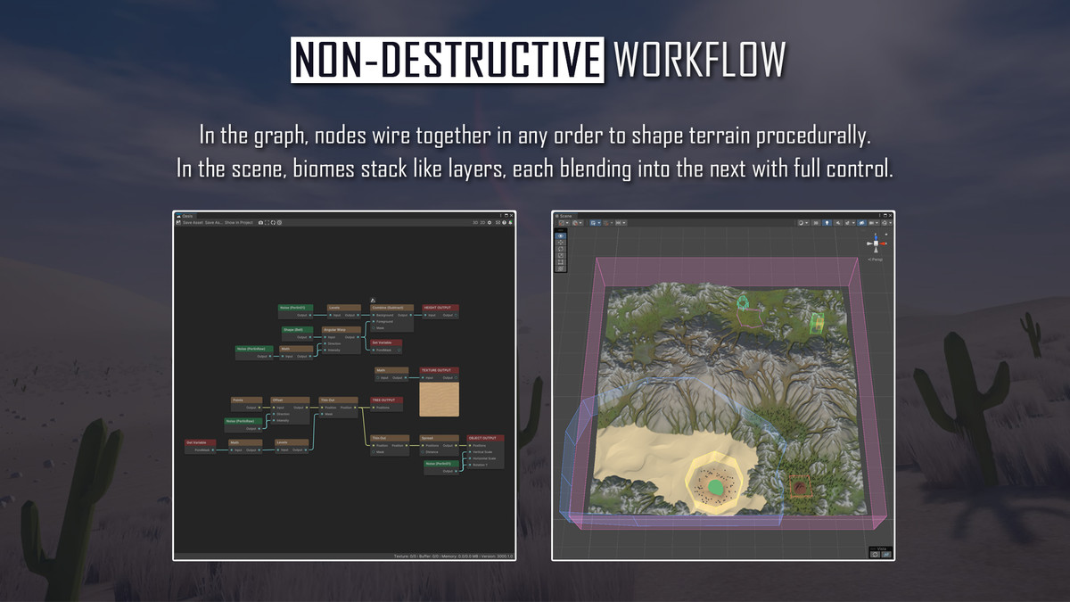 Vista Pro - Procedural Terrain Editor, Multi-Layer Biomes