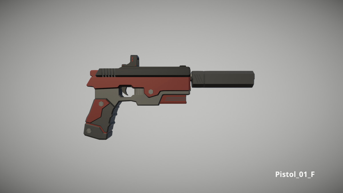 Cyberpunk Armory - Low Poly