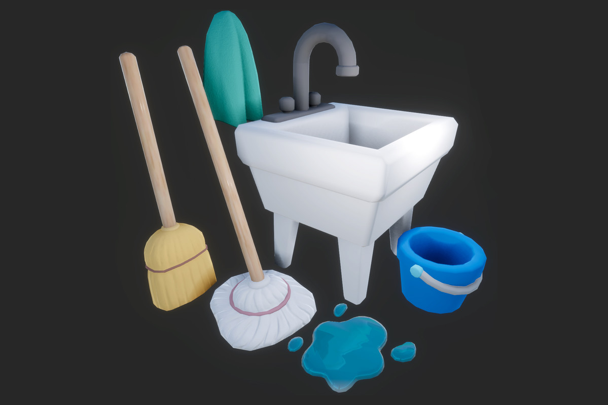 Cozy House Bundle - Goodies! Stylized Low Poly 3D Modular Pack