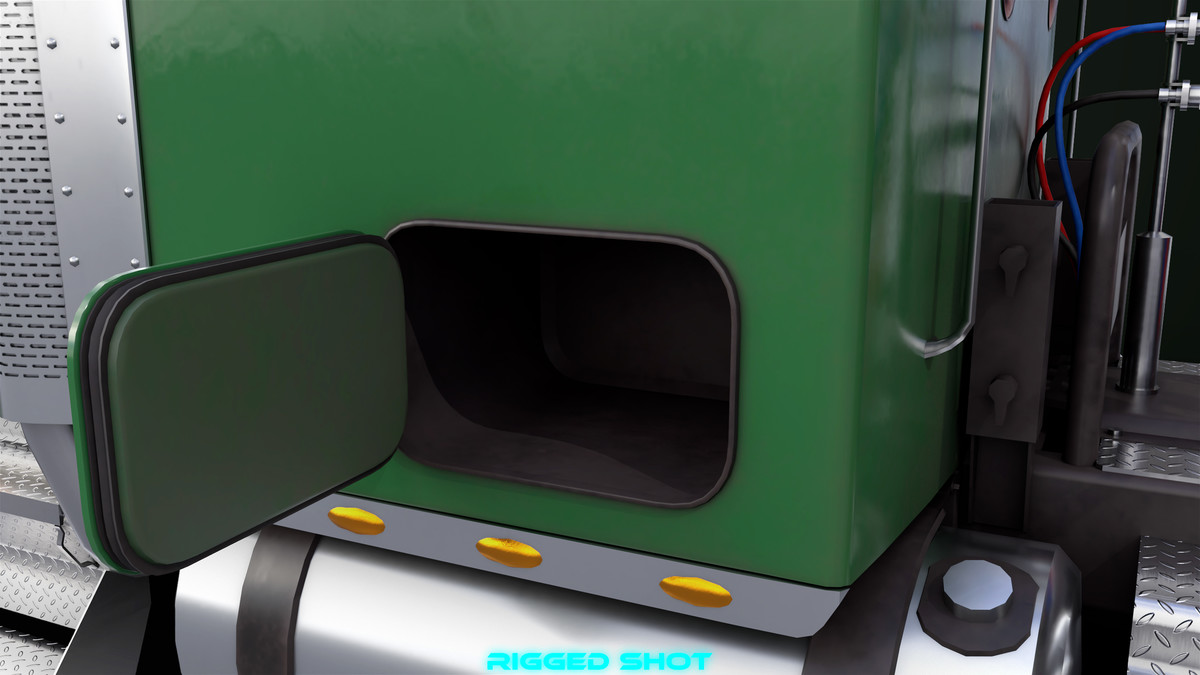 Truck 07 Log Trailer with All Loads Collection