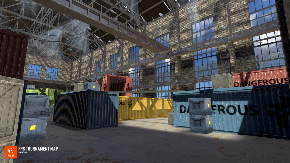 FPS tournament map - Hangar