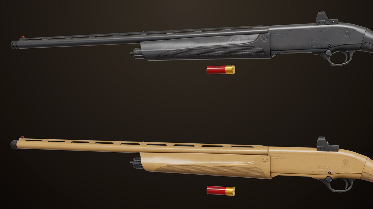 Shotgun Collection 01 URP HDRP Textures