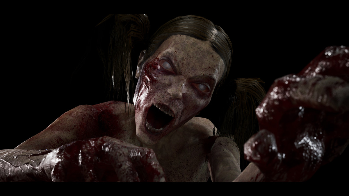 Zombie - Starved Female|URP-HDRP|