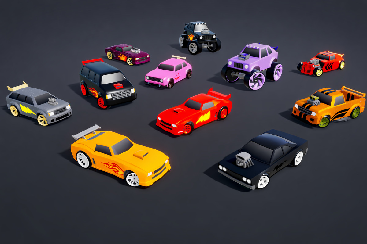 Customizable Arcade Car Pack