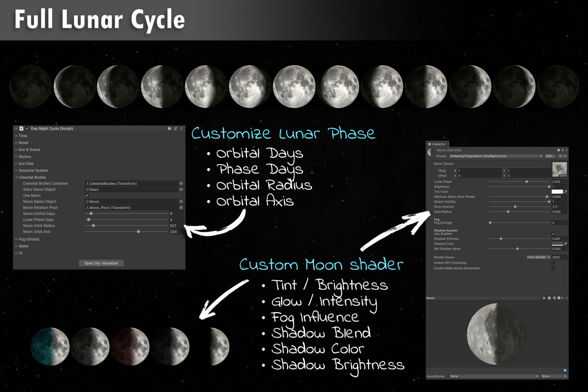 Advanced, Lightweight Day–Night & Seasonal Sky System