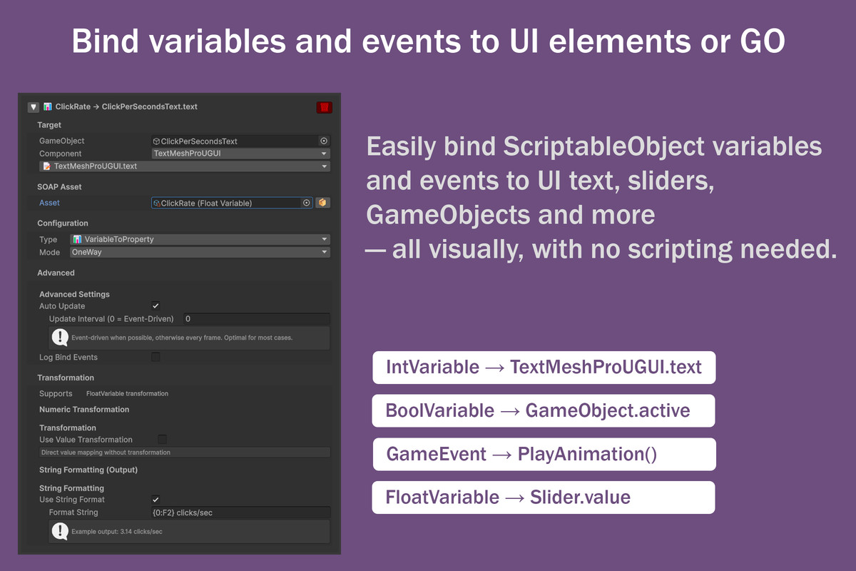 SoapKit – Modular ScriptableObject System