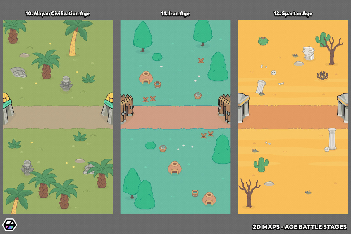 2D Maps - Age Battle Stages