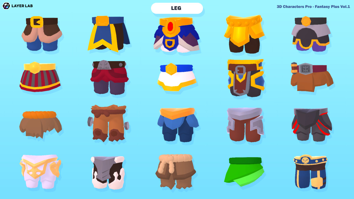 3D Characters Pro - Fantasy Plus Vol. 1