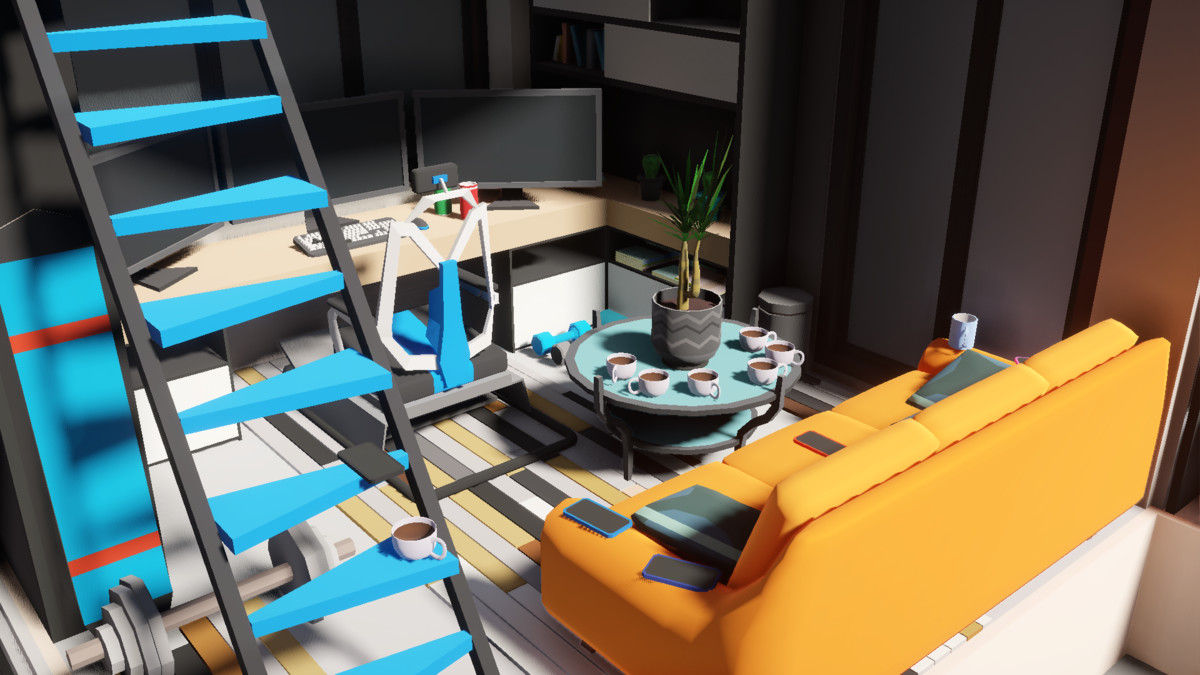 Low Poly 15 Rooms 1000+ objects Vol.1