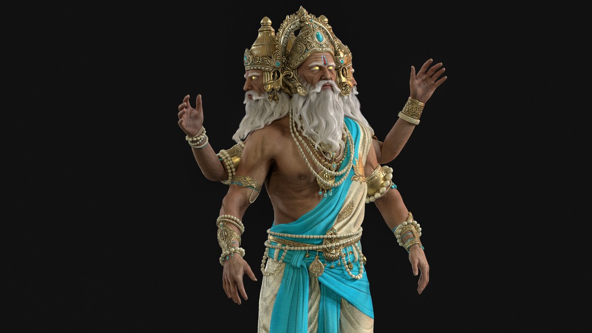 Indian God Brahma