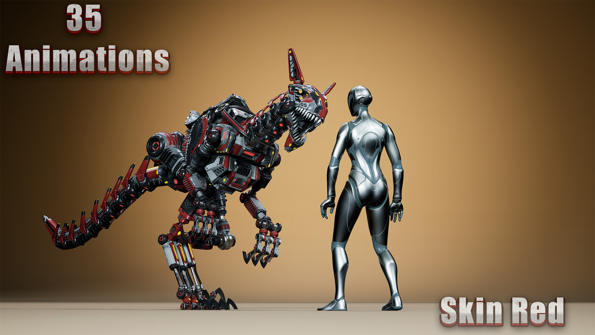 Sci-Fi Dinosaurs Pack 2