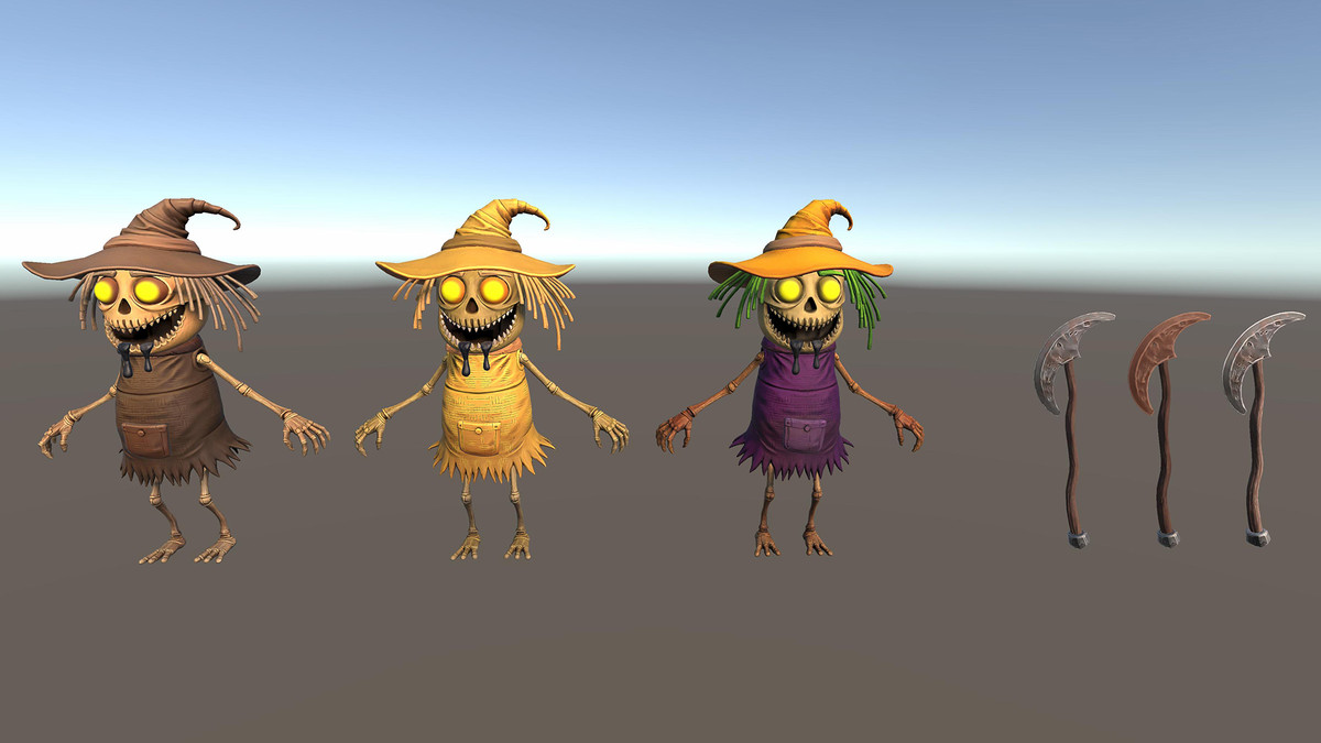 Stylized Scarecrow Character Pack