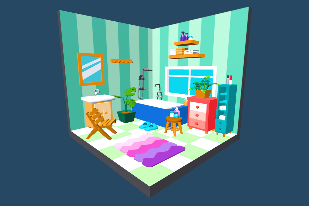 Cute Low Poly Furniture Pack - Colorful Interior Props