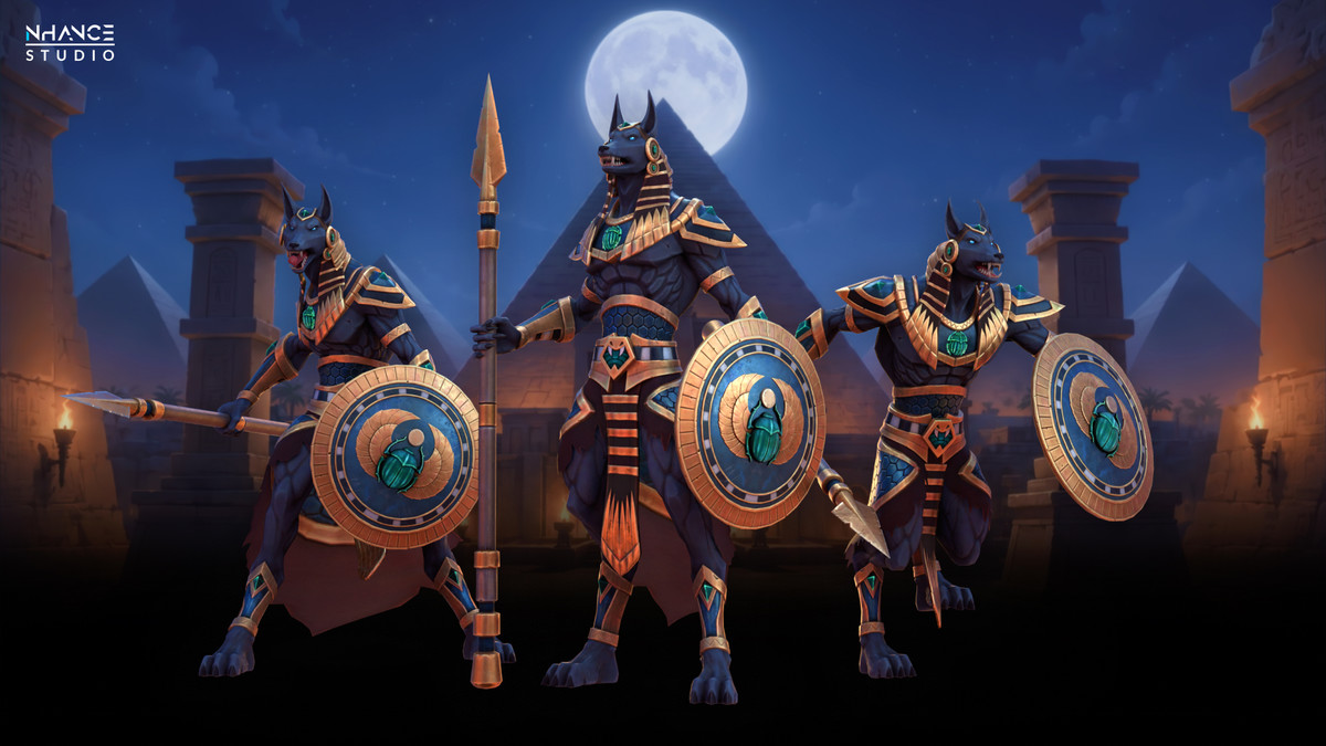 Stylized Fantasy Anubis