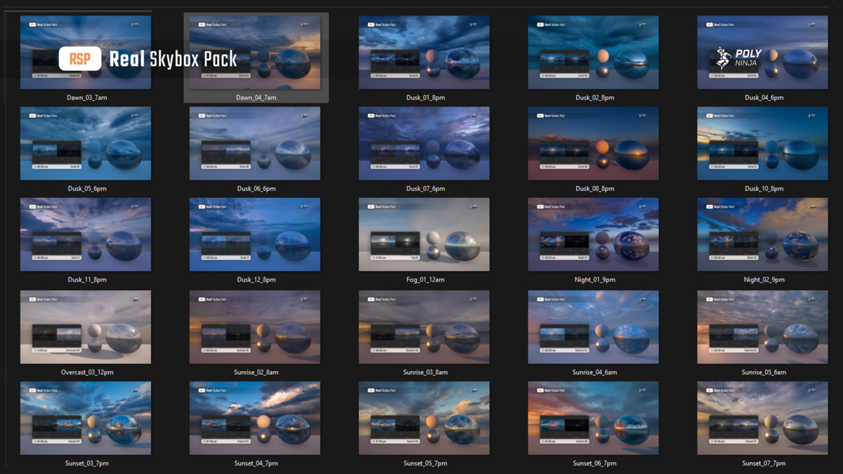 Real Skybox Pack - Lighting and Baking