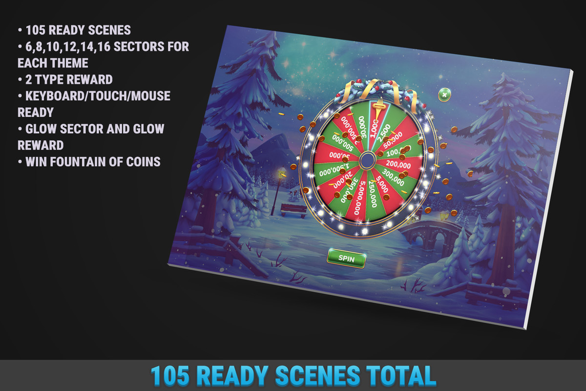 MK Spin Wheel Mega Bundle • 20 Fortune Templates