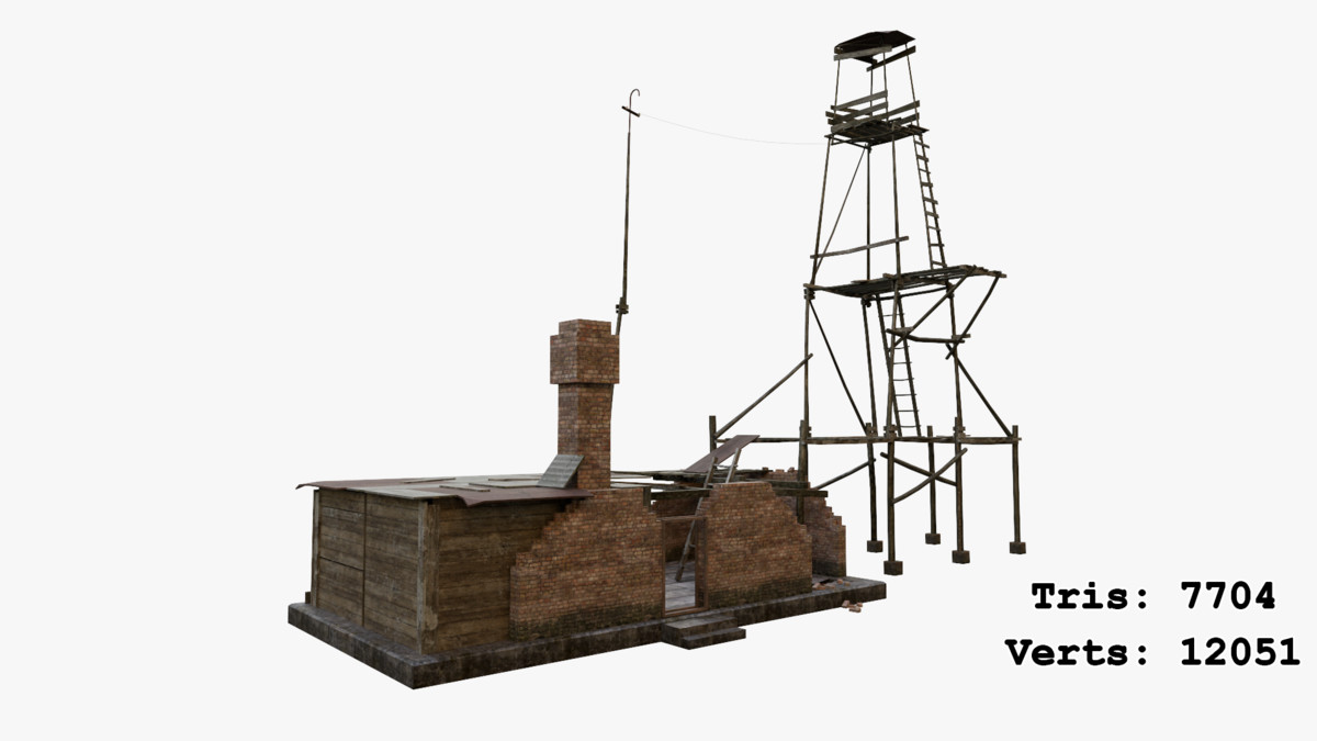 Abandoned Apocalyptic Buildings Mega Pack