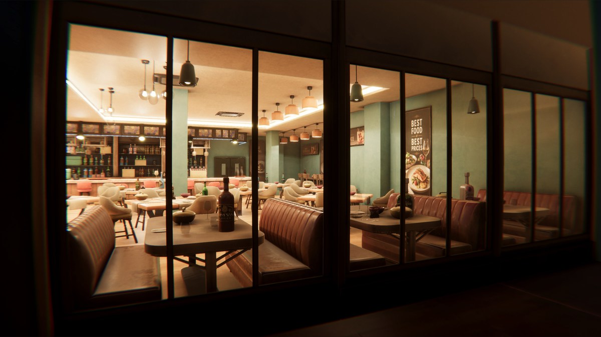 Restaurant & Bar 3d Modular Environment Pack